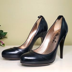 Lanvin | Black Leather Stiletto Pumps Sz 37